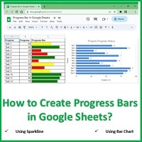 How to Create a Progress Bar in Excel? - Spreadsheets Expert