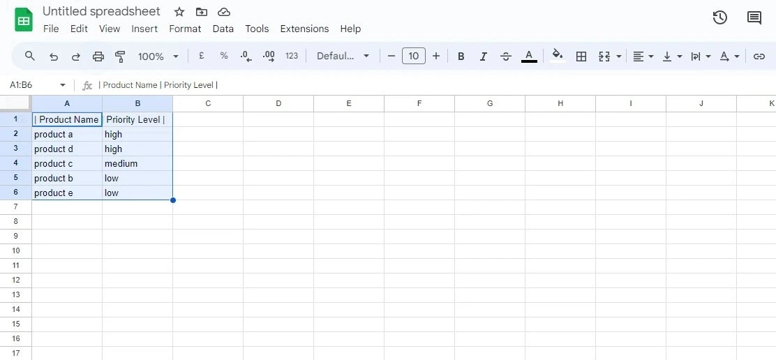how to do custom sorting in google sheets 2