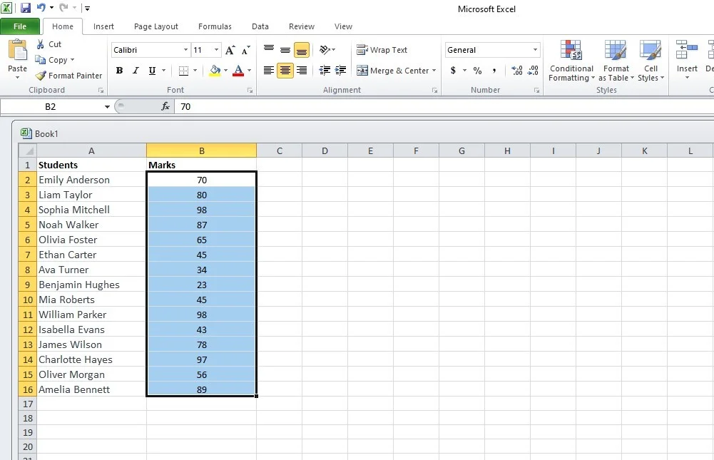 using conditional formatting to insert check mark in excel 1