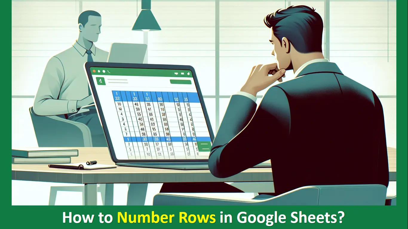 How to Number Rows in Google Sheets